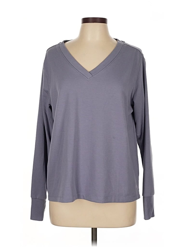 Pre-owned Apana Long Sleeve T-shirt In Gray