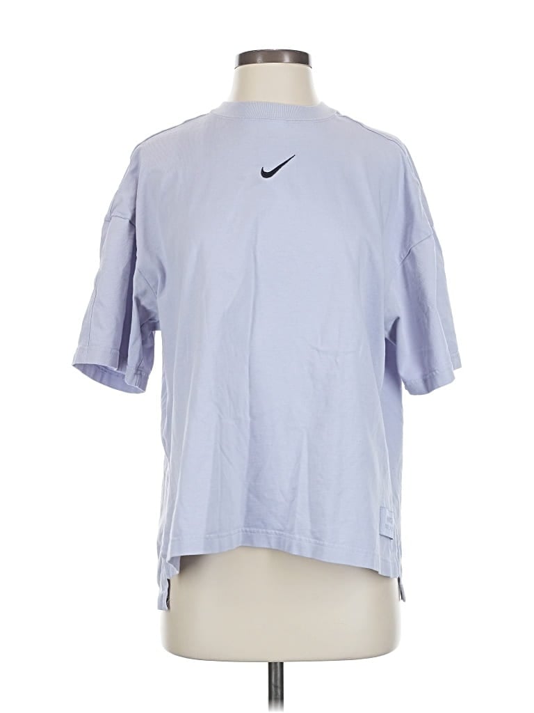 Pre-owned Nike Short Sleeve T-shirt In Blue