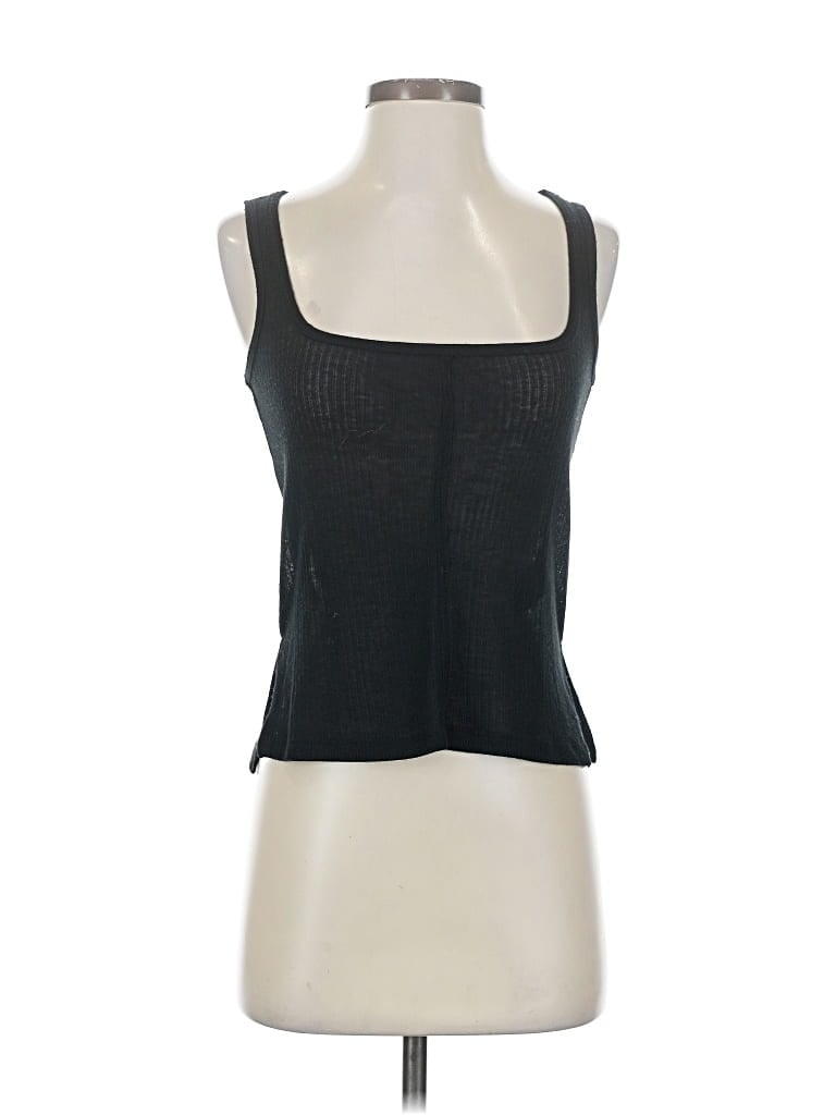 Pre-owned Pilcro Tank Top Black Square Neckline Tops