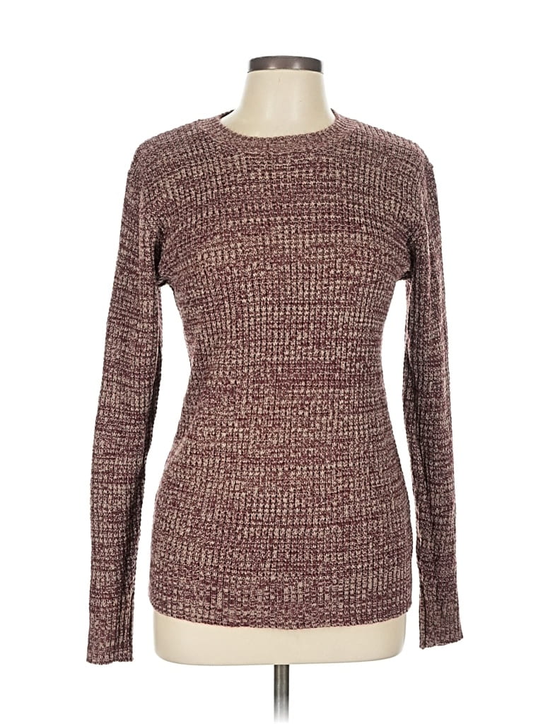 Pre-owned Assorted Brands Pullover Sweater In Burgundy
