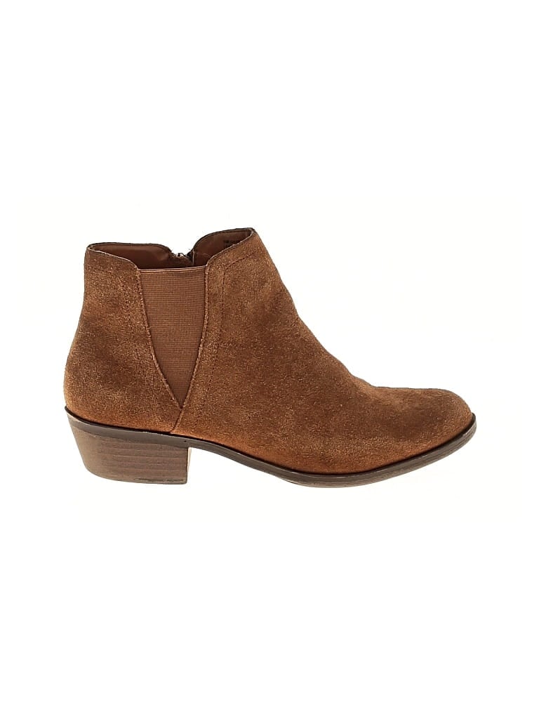 Pre-owned Kensie Ankle Boots In Brown