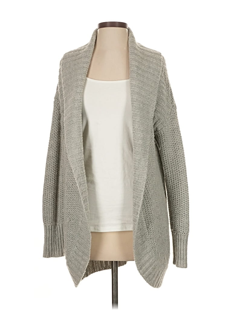 Pre-owned Banana Republic Cardigan Sweater In Gray