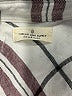 Thread & Supply 100% Rayon Plaid Ivory Long Sleeve Blouse Size M - photo 6