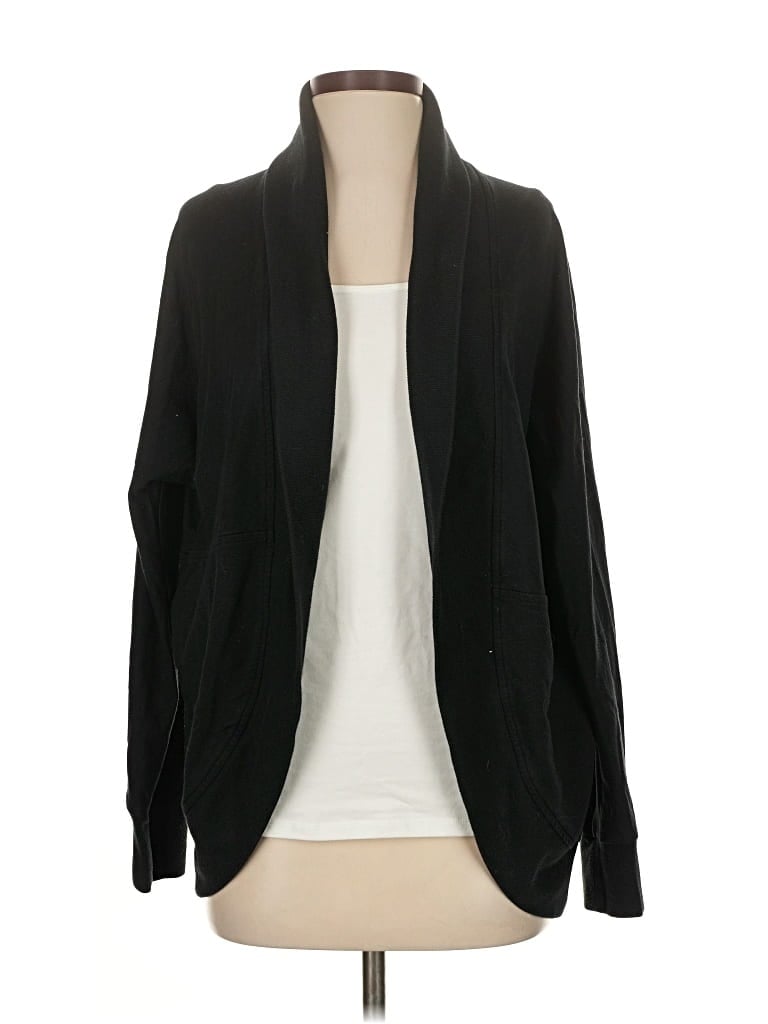 Pre-owned Banana Republic Factory Store Cardigan Sweater In Black