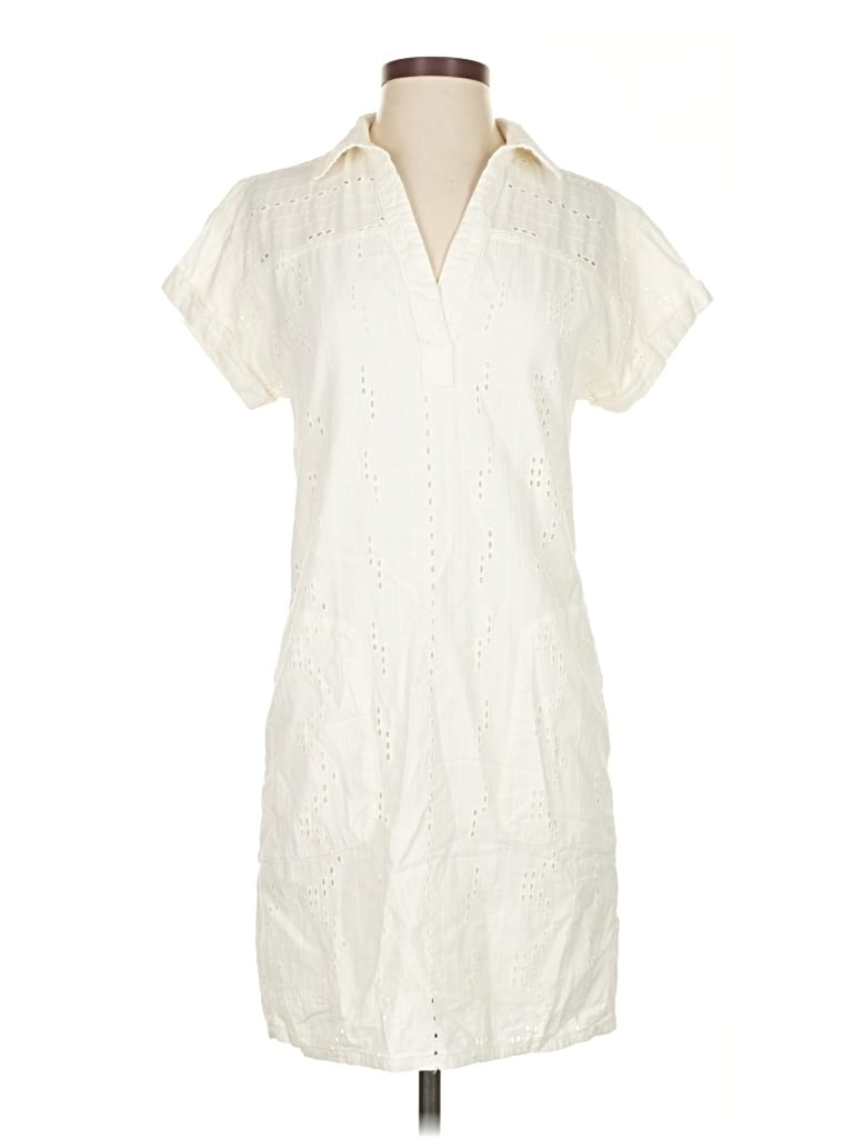 Pre-owned Prana Casual Dress In White