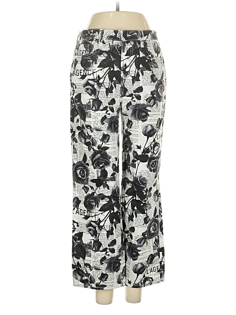 Pre-owned L'agence Casual Pants In Silver