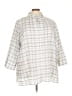 misook Silver White 3/4 Sleeve Blouse Size 3X - photo 1