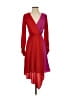 Bailey 44 100% Polyester Color Block Red Cocktail Dress Size 2 - photo 1