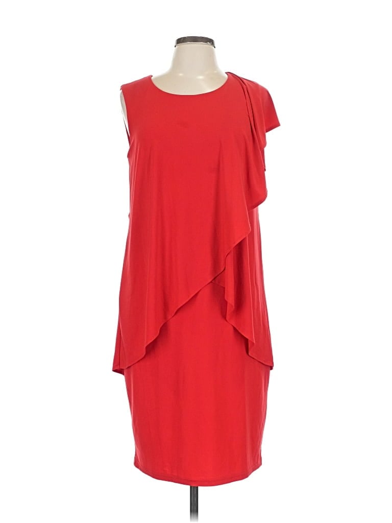 Pre-owned Joseph Ribkoff Cocktail Dress In Red