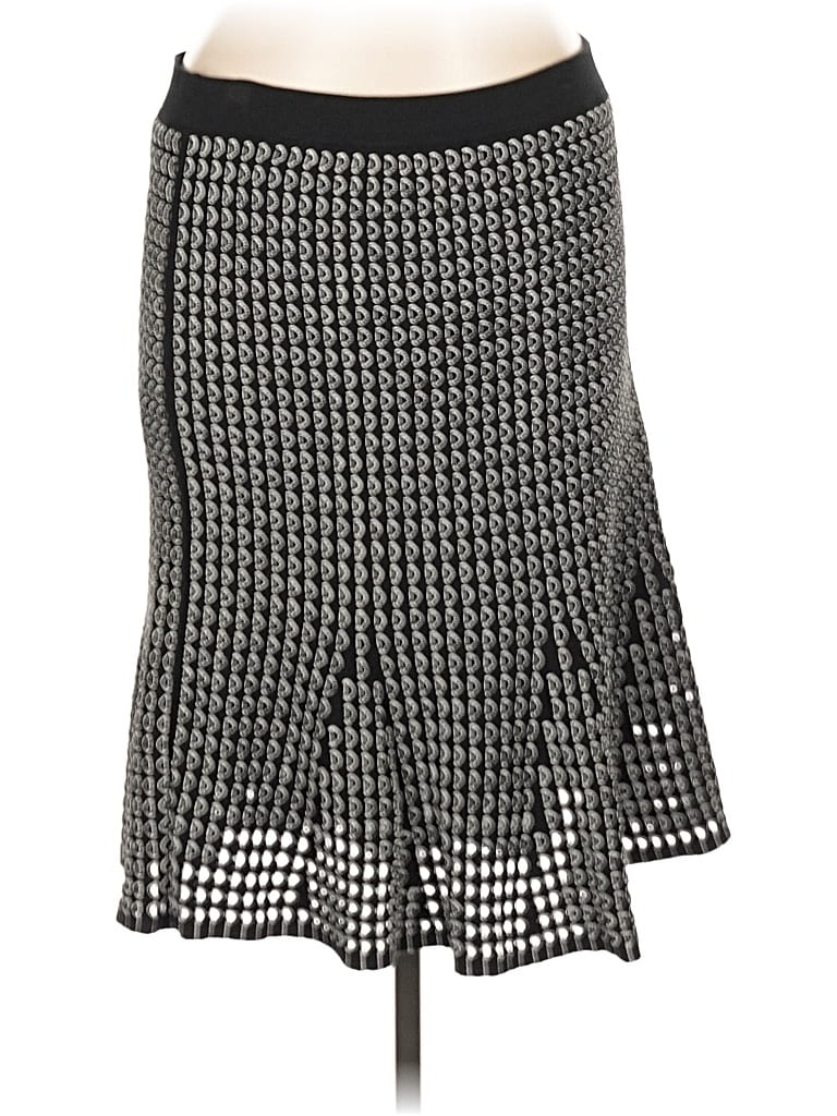 Pre-owned Ann Taylor Casual Skirt In Gray