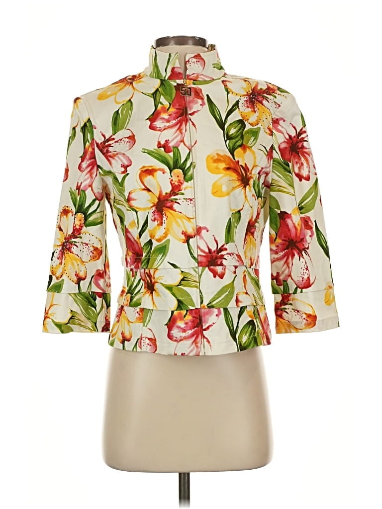 Pre-owned St John Jacket In White