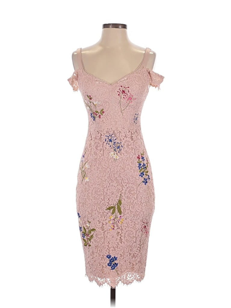 Pre-owned Karen Millen Cocktail Dress In Pink