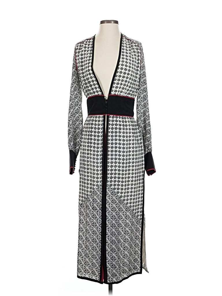 Pre-owned Talitha Casual Dress In Gray