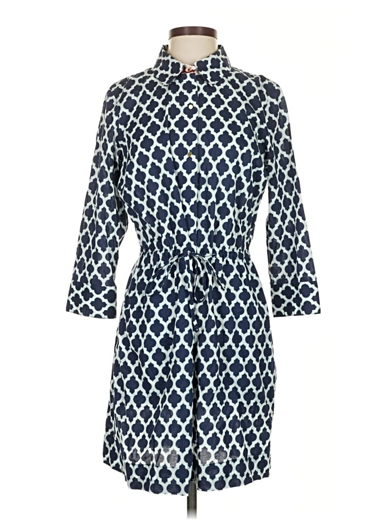 Pre-owned Lands' End Casual Dress In Blue