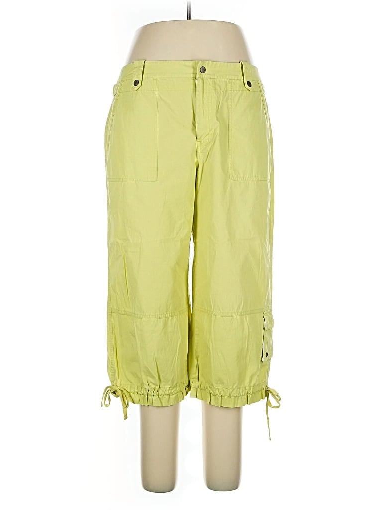 Pre-owned Sigrid Olsen Cargo Pants In Green