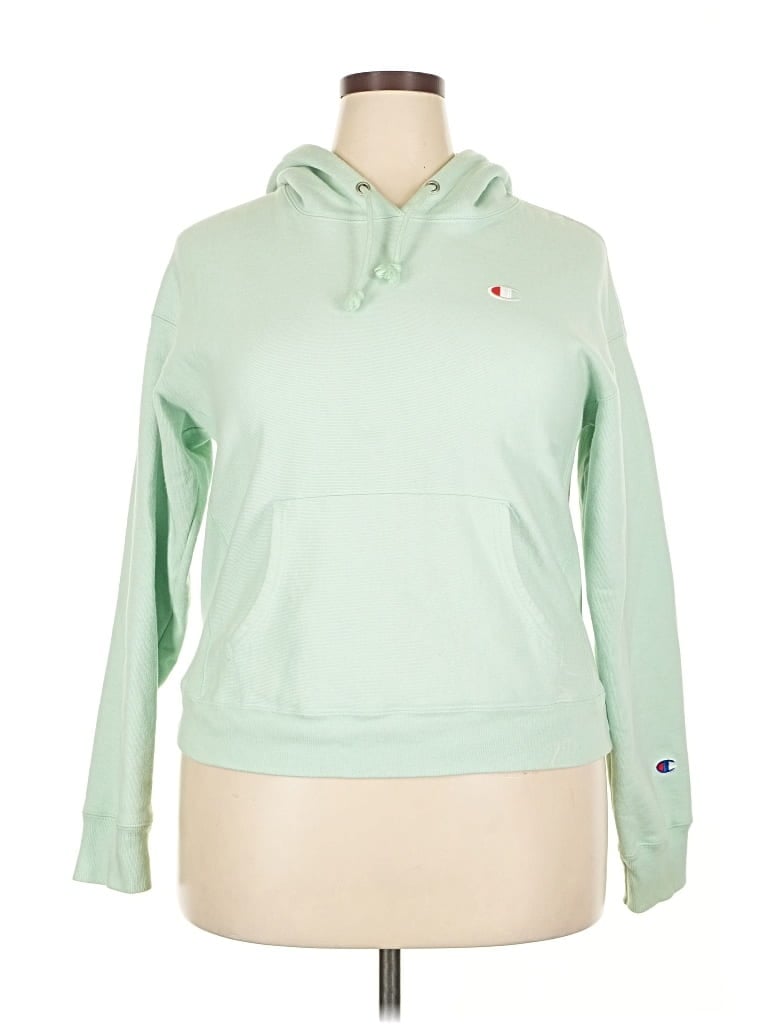 Pre-owned Champion Sweatshirt In Green