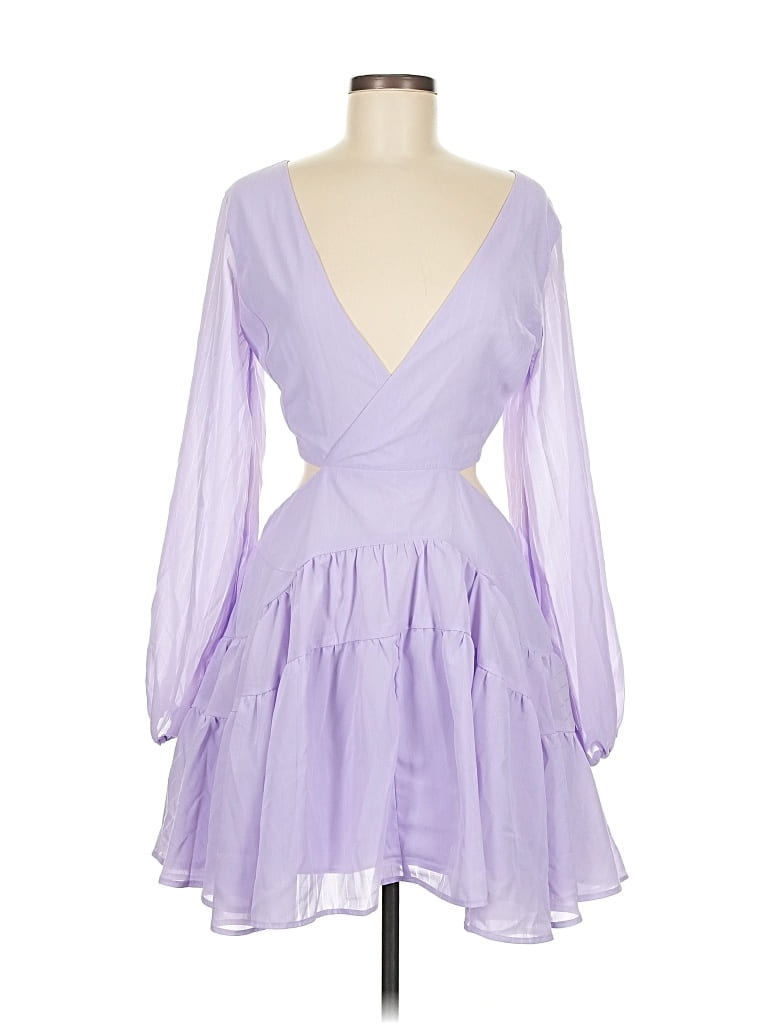 Pre-owned Bardot Cocktail Dress In Purple