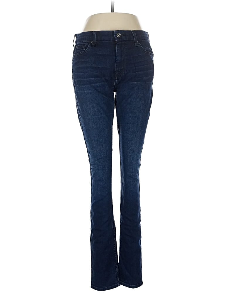 Pre-owned 7 For All Mankind Jeans In Blue