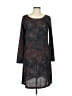 PREMISE Paisley Gray Casual Dress Size L - photo 1