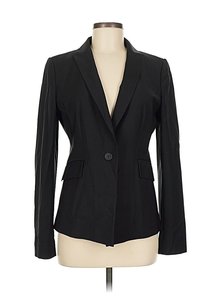 Pre-owned Ann Taylor Blazer Jacket In Black