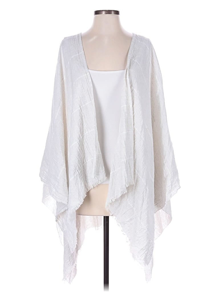 Pre-owned Eileen Fisher Kimono In White