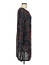 PREMISE Paisley Gray Casual Dress Size L - photo 4