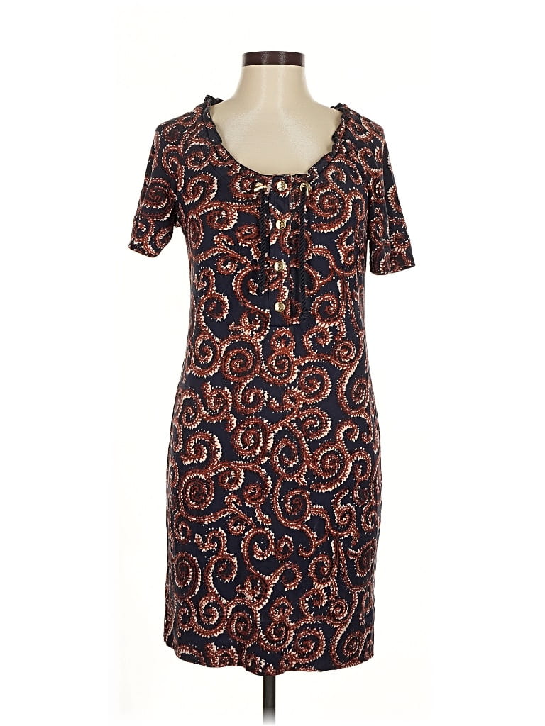 Pre-owned Tory Burch Casual Dress In Brown