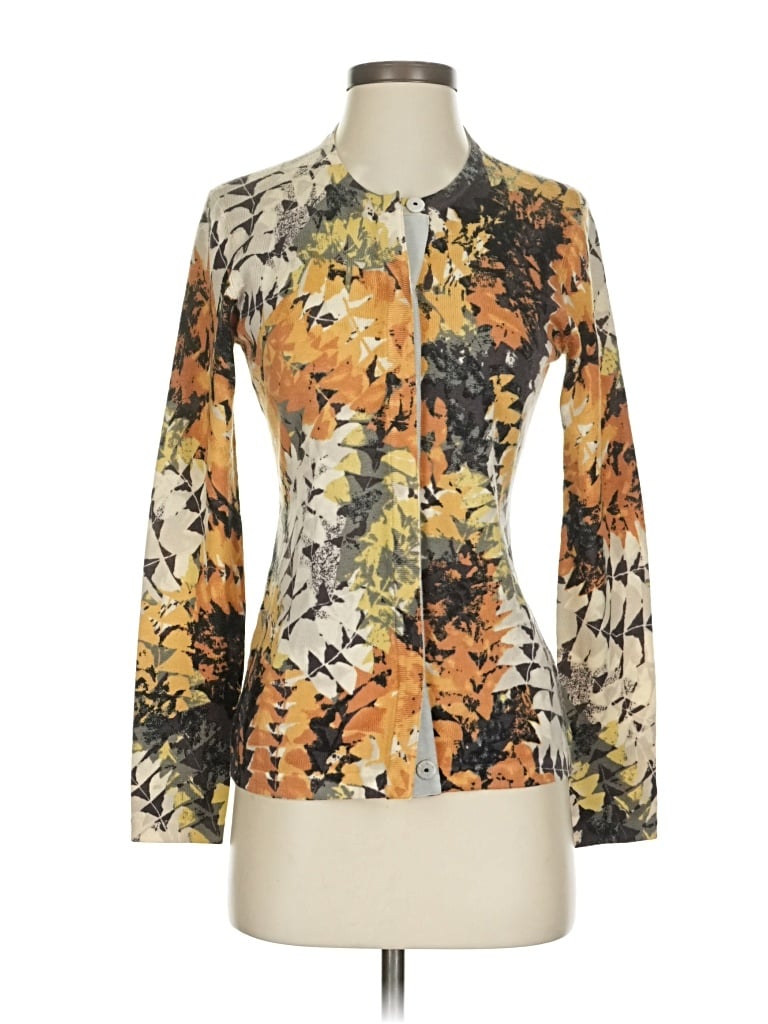 Pre-owned Worth Long Sleeve Blouse In Orange