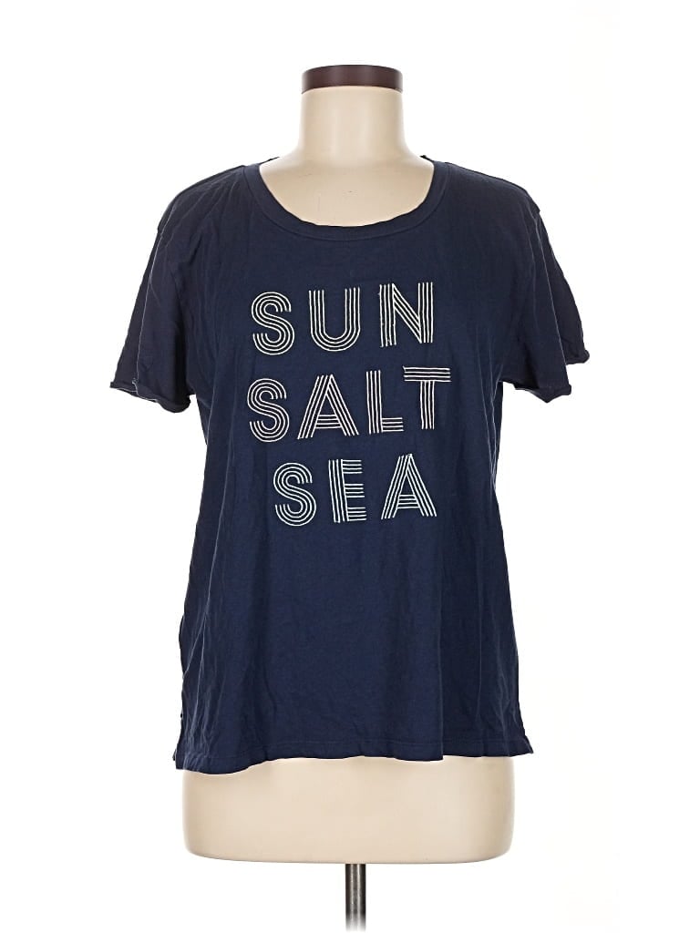 Pre-owned Lou & Grey Short Sleeve T-shirt In Blue
