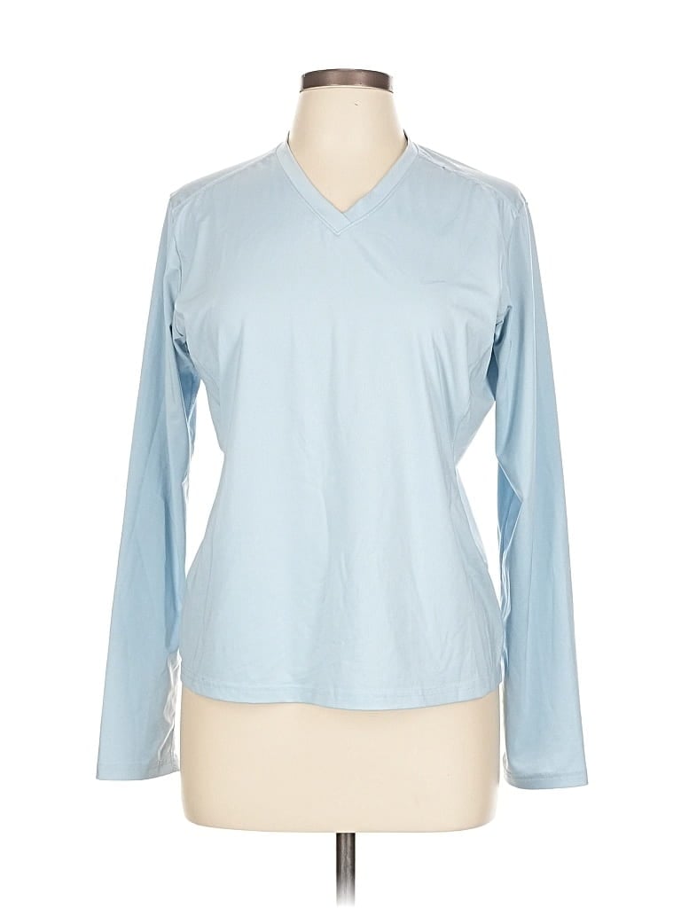 Pre-owned Nike Long Sleeve T-shirt In Blue