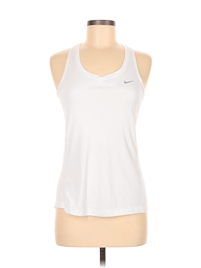 Pre-owned Nike Active Tank Top In White