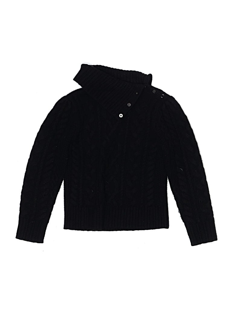 Pre-owned Polo By Ralph Lauren Kids' Turtleneck Sweater In Black