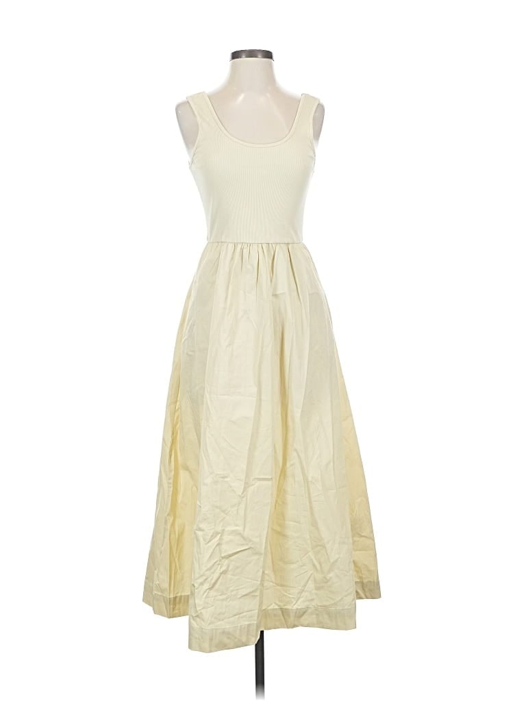 Pre-owned Monoprix Femme Cocktail Dress In White