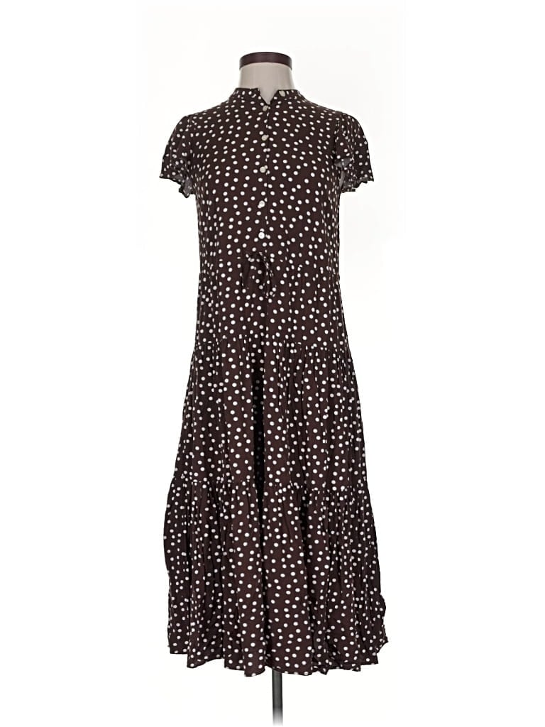 Pre-owned Chaps Casual Dress In Brown