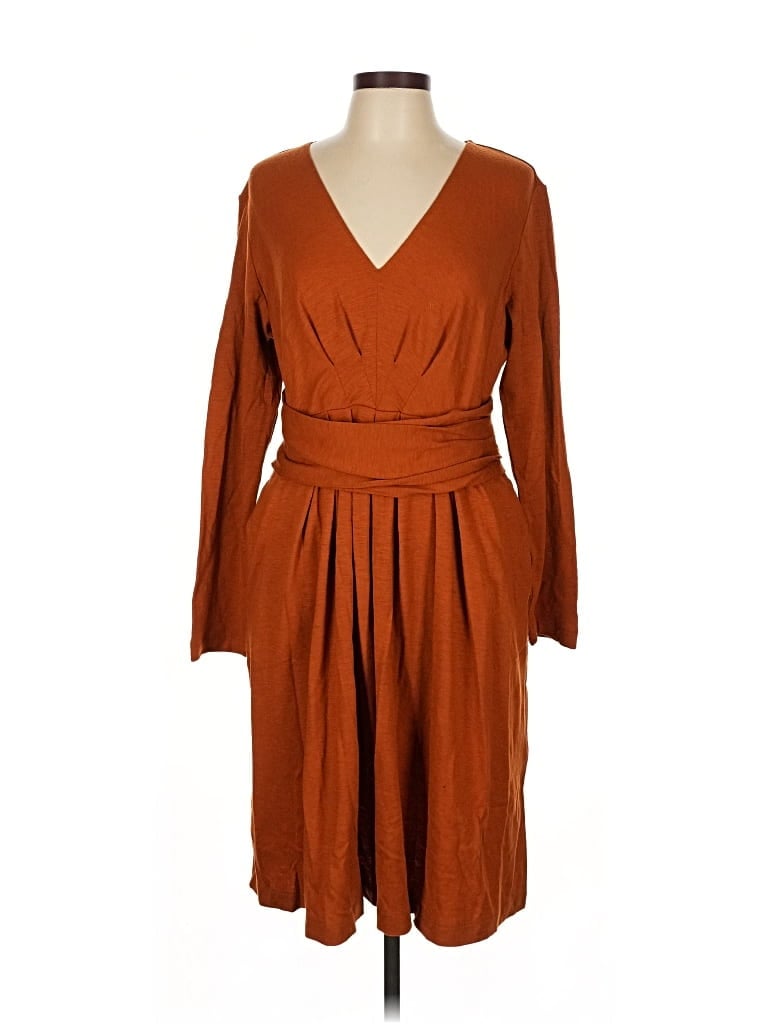 Dkny Casual Dress In Brown