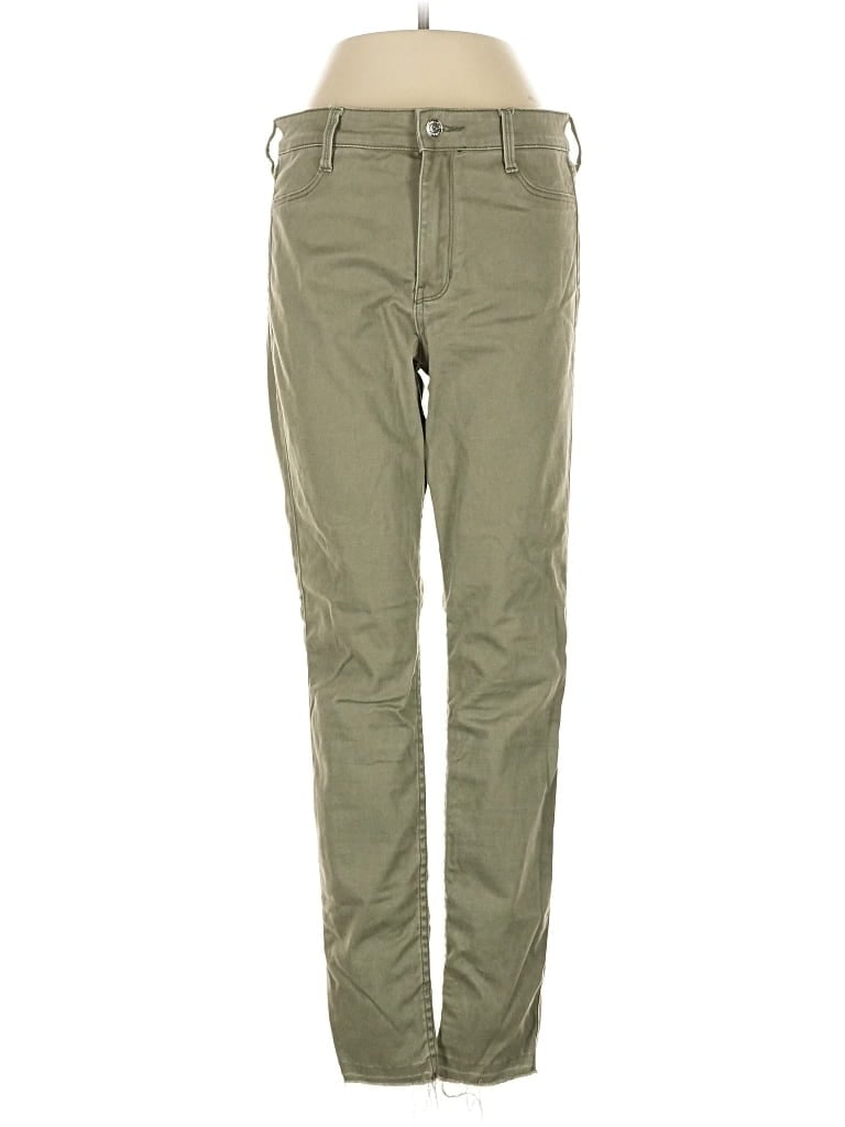 Pre-owned Hollister Casual Pants In Green