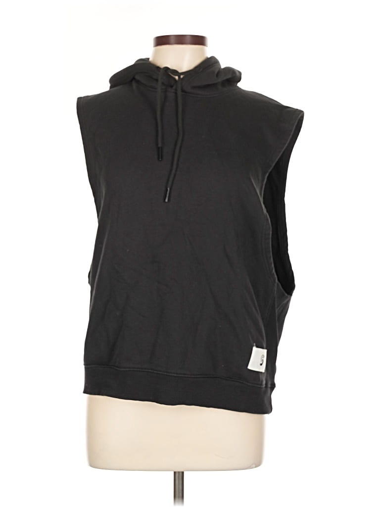 Pre-owned Standard Cloth Pullover Hoodie In Black