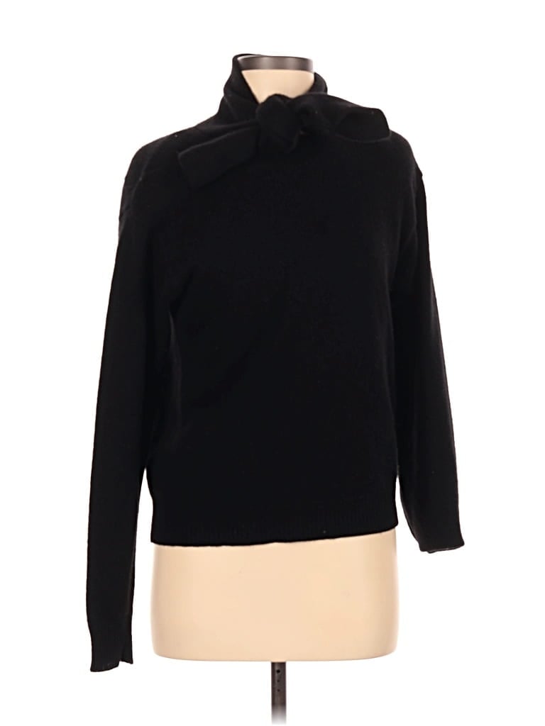 Pre-owned Neiman Marcus Turtleneck Sweater In Black