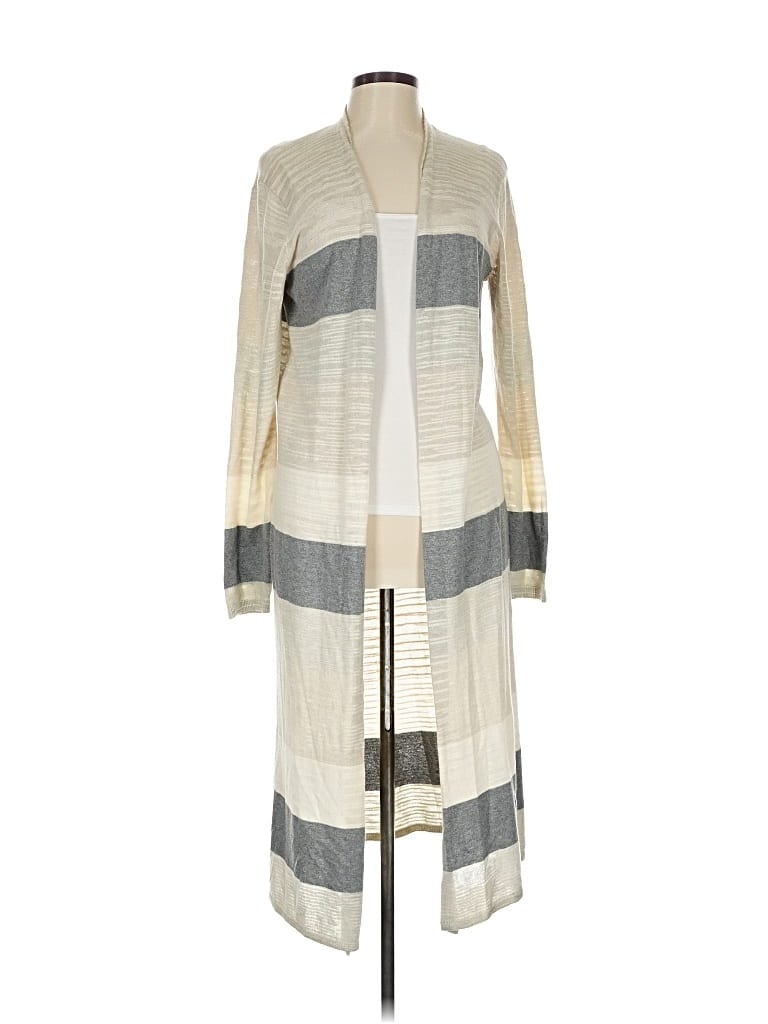 Pre-owned Cabi Cardigan Sweater In White