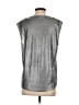 ONE X ONETEASPOON Metallic Silver Sleeveless Top Size XXS - photo 2