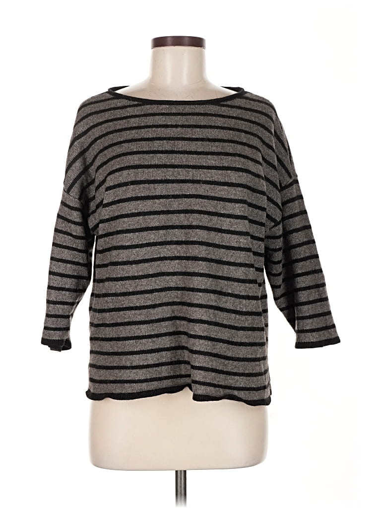 Pre-owned Eileen Fisher Pullover Sweater In Gray