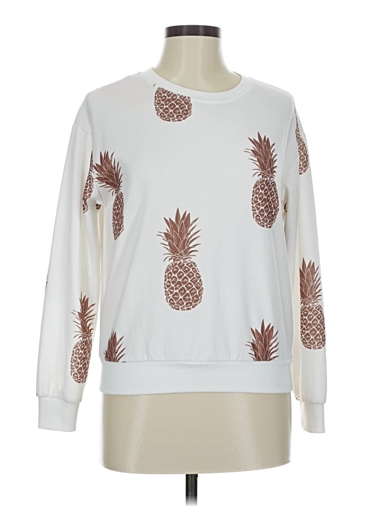 Pre-owned Unbranded Sweatshirt In White