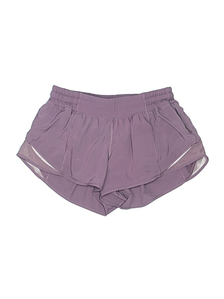 Pre-owned Lululemon Athletica Athletic Shorts In Purple
