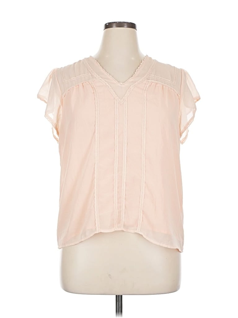 Pre-owned 1.state Sleeveless T-shirt In Pink