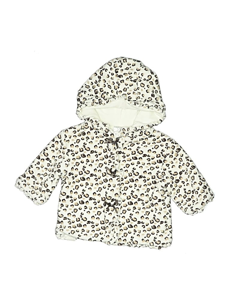 Pre-owned Koala Baby Babies' Zip Up Hoodie In White