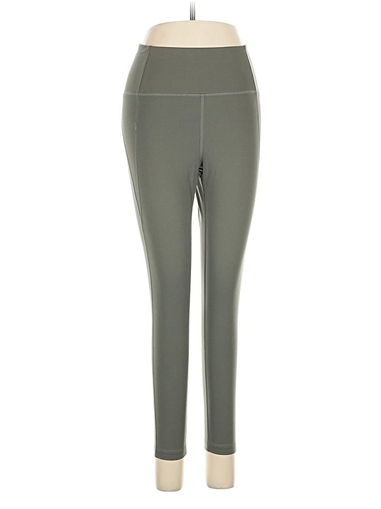 Pre-owned Girlfriend Collective Active Pants In Green