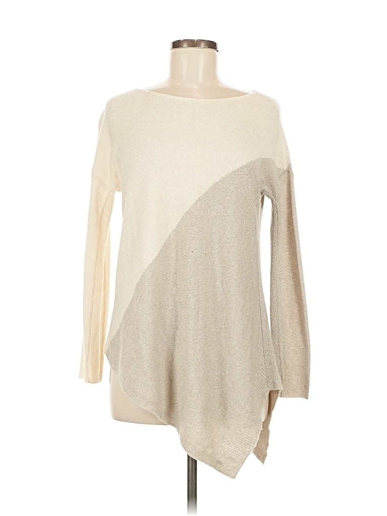 Pre-owned Alice And Olivia Alice + Olivia Pullover Sweater In White