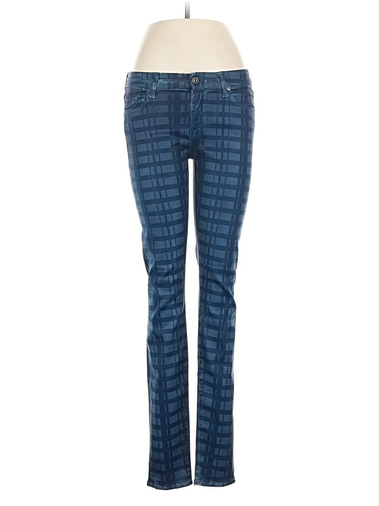 Pre-owned 7 For All Mankind Jeans In Blue