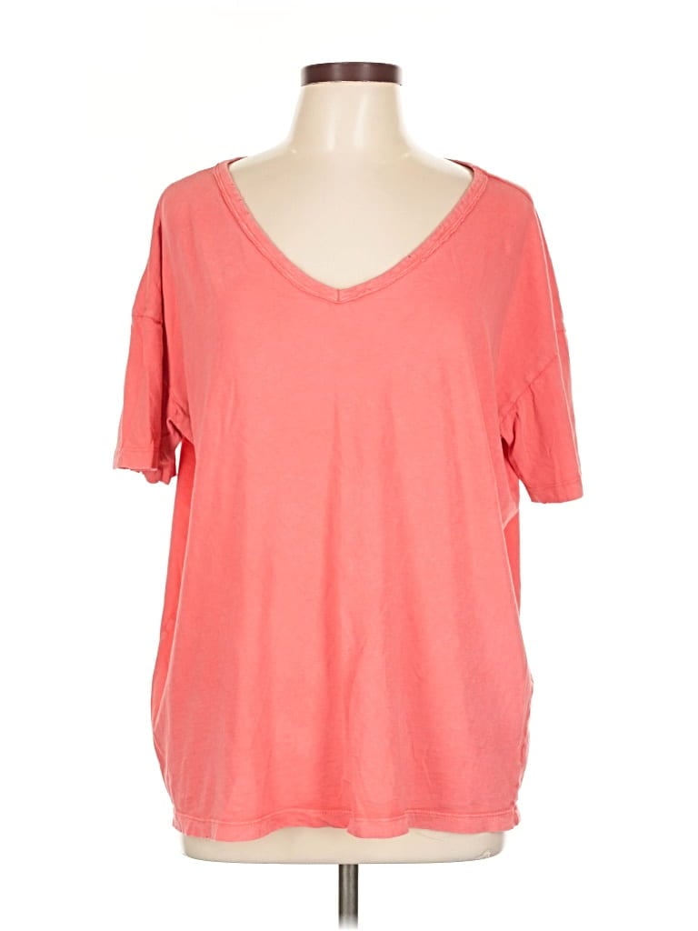 Pre-owned Aerie Short Sleeve T-shirt In Orange
