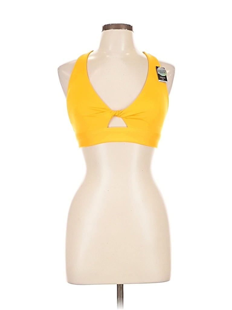 Victoria's Secret Pink Sports Bra In Yellow